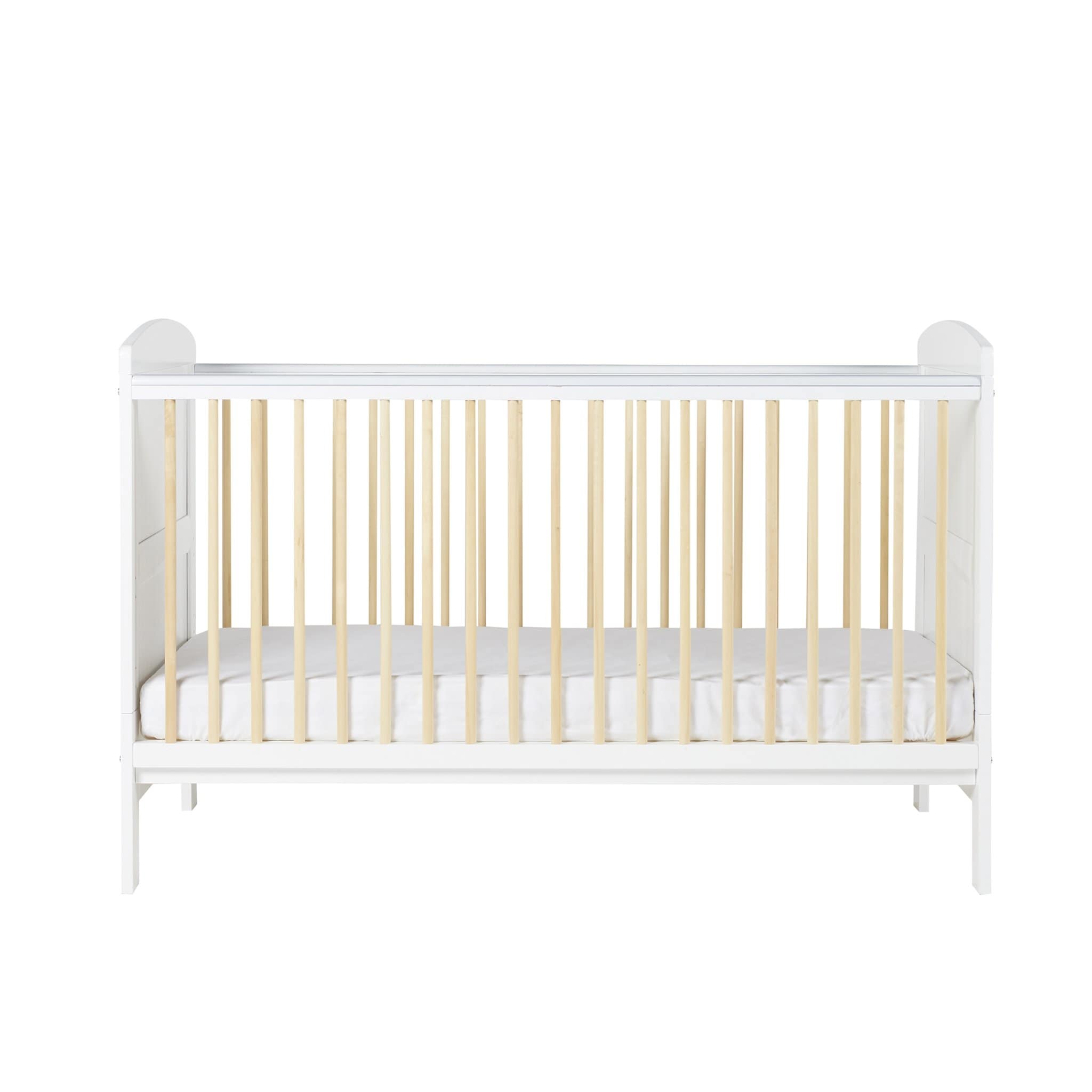 Ickle Bubba Coleby Classic Cot Bed Scandi White Cot Beds