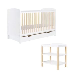 You added <b><u>Ickle Bubba Coleby Classic Cot Bed with Drawer and Open Changer Scandi White</u></b> to your cart.