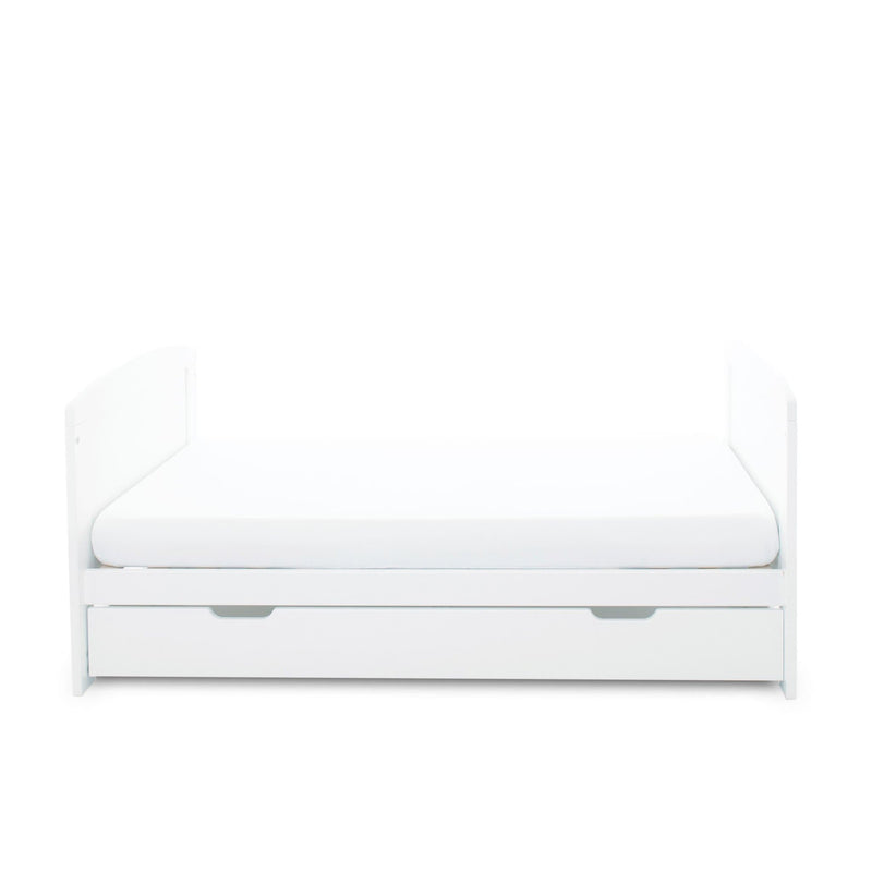 Ickle Bubba Coleby Classic Cot Bed with Under Drawer White Cot Beds