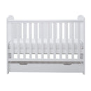 Ickle Bubba Coleby Mini Cot Bed & Under Drawer White Cot Beds