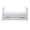 Ickle Bubba Coleby Mini Cot Bed & Under Drawer White Cot Beds