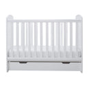 Ickle Bubba Coleby Mini Cot Bed & Under Drawer White Cot Beds