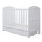 Ickle Bubba Coleby Mini Cot Bed & Under Drawer White Cot Beds