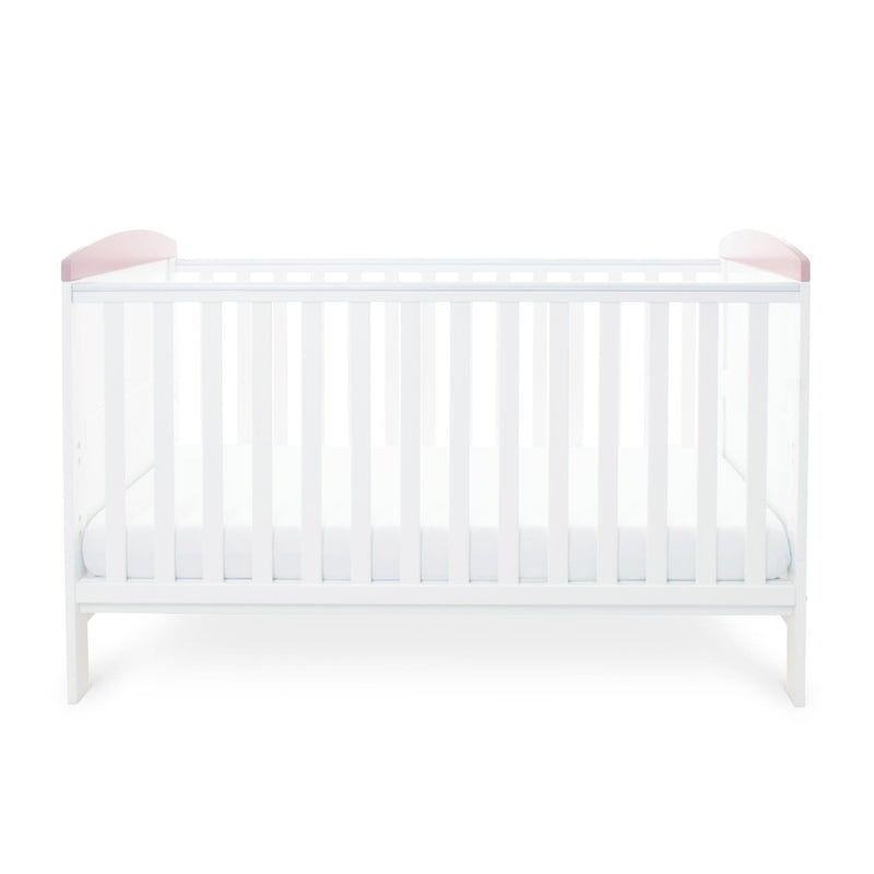 Ickle Bubba Coleby Style Cot Bed Elephant Love Pink Cot Beds