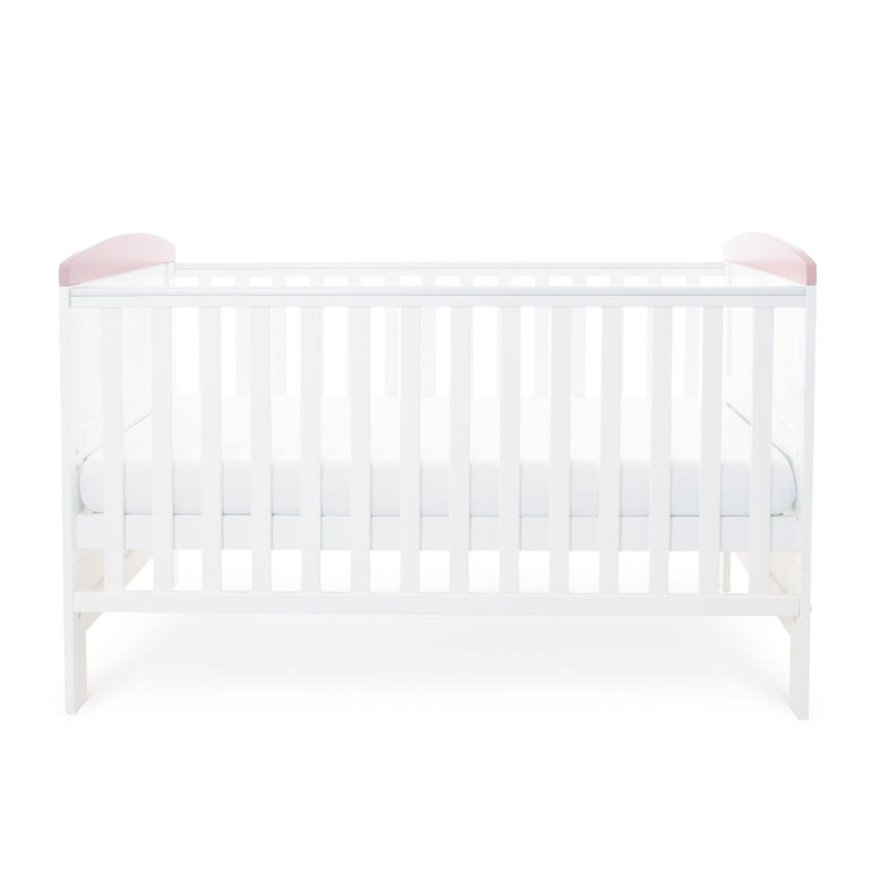 Ickle Bubba Coleby Style Cot Bed Elephant Love Pink Cot Beds