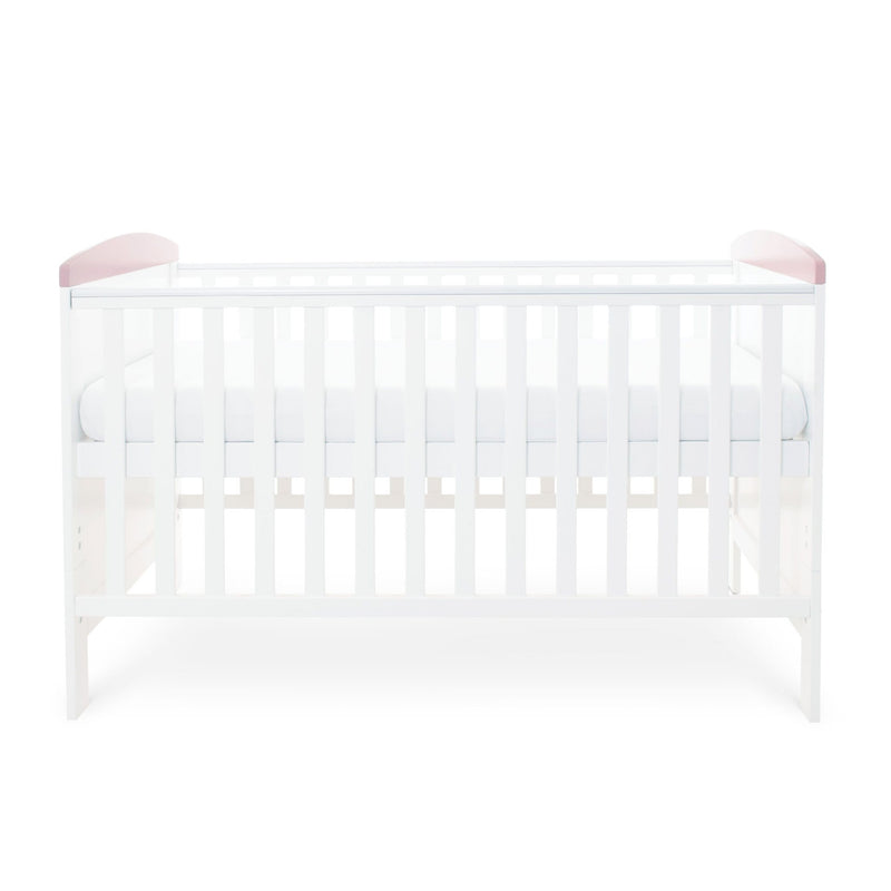 Ickle Bubba Coleby Style Cot Bed Elephant Love Pink Cot Beds