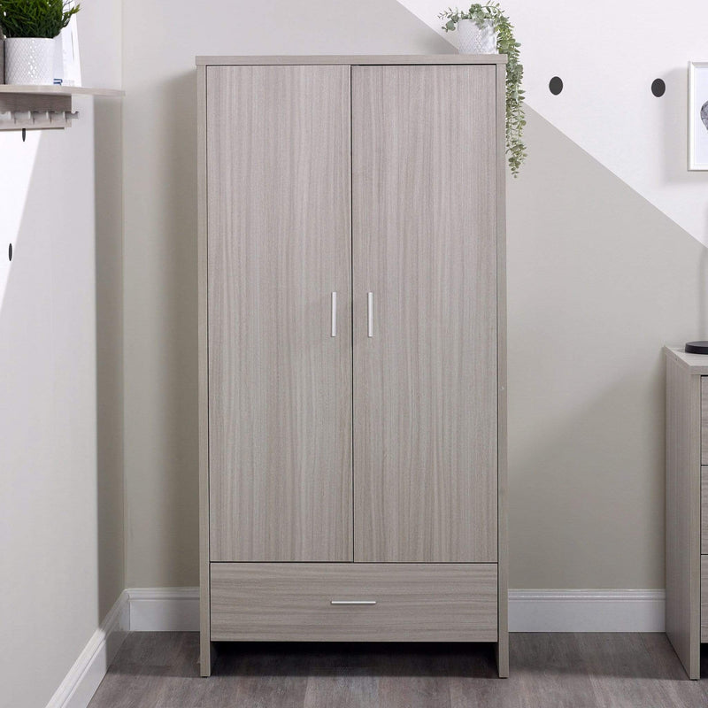 Ickle Bubba Pembrey 3 Piece Furniture Set and Under Drawer Ash Grey Cot Beds