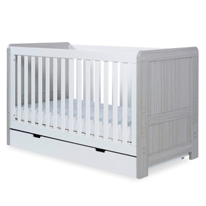You added <b><u>Ickle Bubba Pembrey Cot Bed and Under Drawer Ash Grey & White</u></b> to your cart.