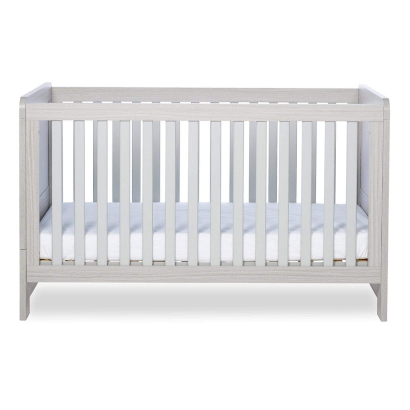 Ickle Bubba Pembrey Cot Bed Ash Grey Cot Beds