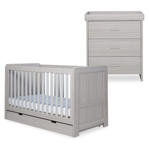 You added <b><u>Ickle Bubba Pembrey Cot Bed, Under Drawer and Changing Unit Ash Grey</u></b> to your cart.