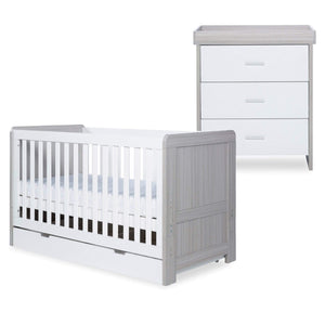 You added <b><u>Ickle Bubba Pembrey Cot Bed, Under Drawer and Changing Unit Ash Grey & White</u></b> to your cart.