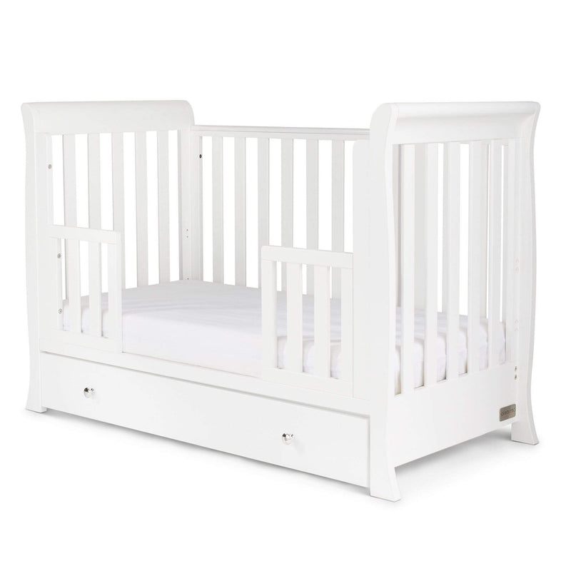 Ickle Bubba Snowdon 4 in 1 Mini Cot Bed - White Cot Beds