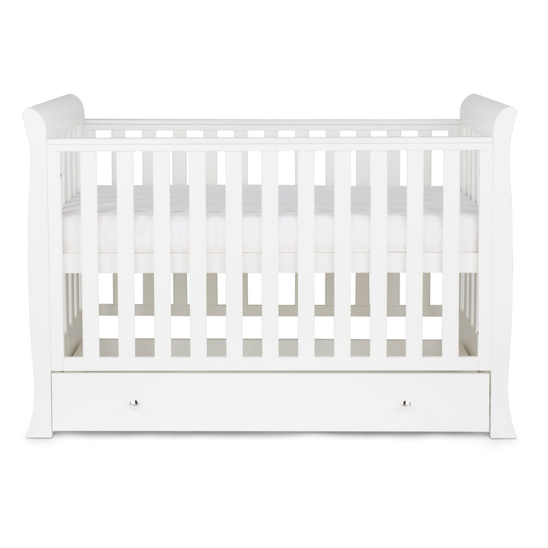 Ickle Bubba Snowdon 4 in 1 Mini Cot Bed - White Cot Beds
