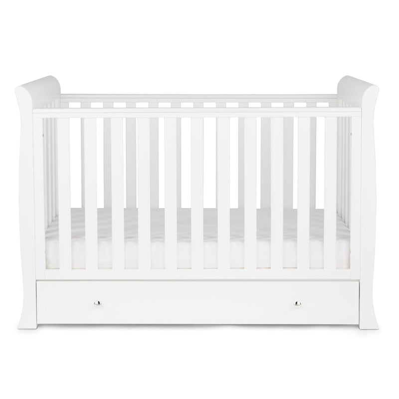 Ickle Bubba Snowdon 4 in 1 Mini Cot Bed - White Cot Beds