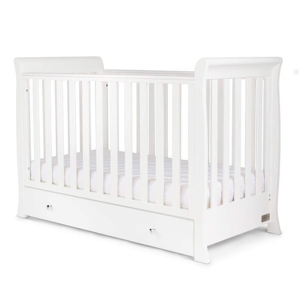 Ickle Bubba Snowdon 4 in 1 Mini Cot Bed - White Cot Beds