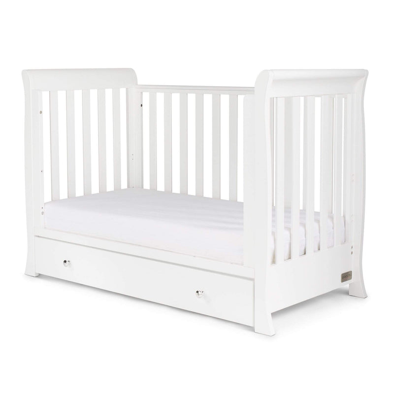 Ickle Bubba Snowdon 4 in 1 Mini Cot Bed - White Cot Beds