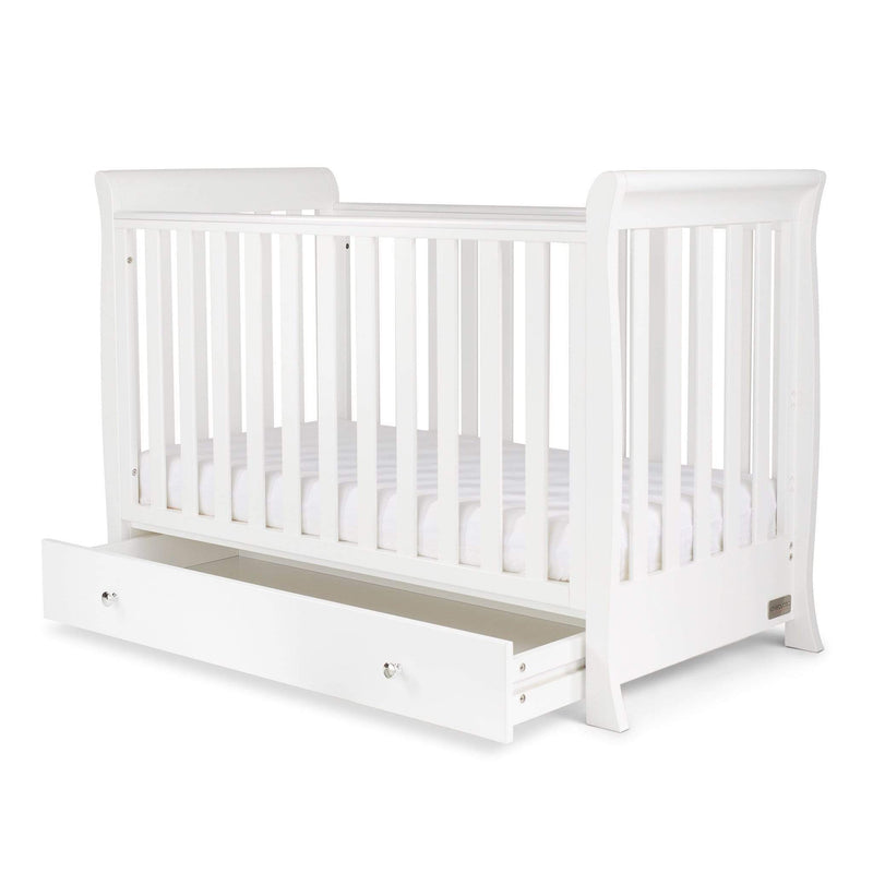 Ickle Bubba Snowdon 4 in 1 Mini Cot Bed - White Cot Beds