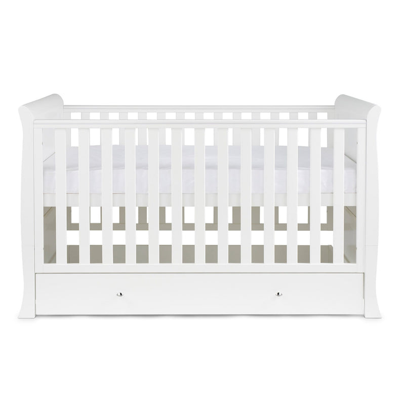 Ickle Bubba Snowdon Classic Cot Bed - White Cot Beds