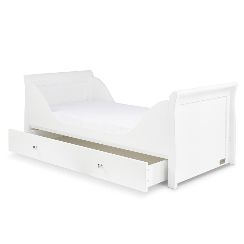Ickle Bubba Snowdon Classic Cot Bed - White Cot Beds