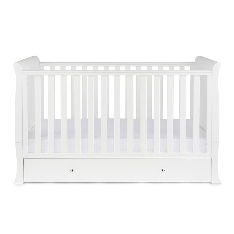 Ickle Bubba Snowdon Classic Cot Bed - White Cot Beds