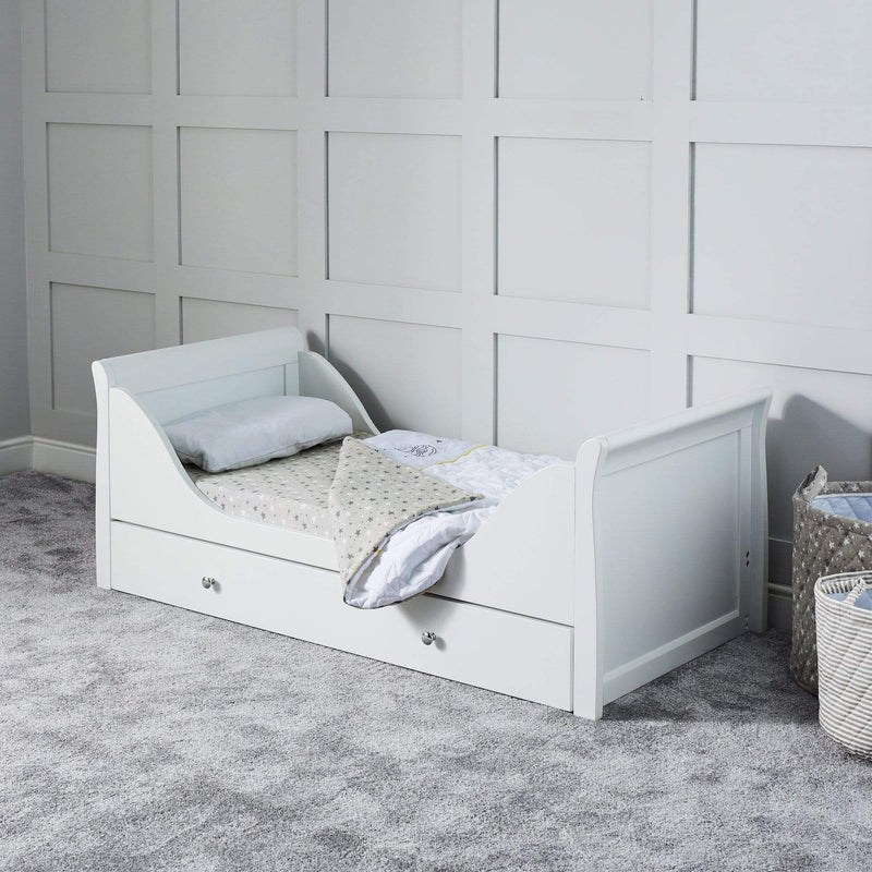 Ickle Bubba Snowdon Classic Cot Bed - White Cot Beds