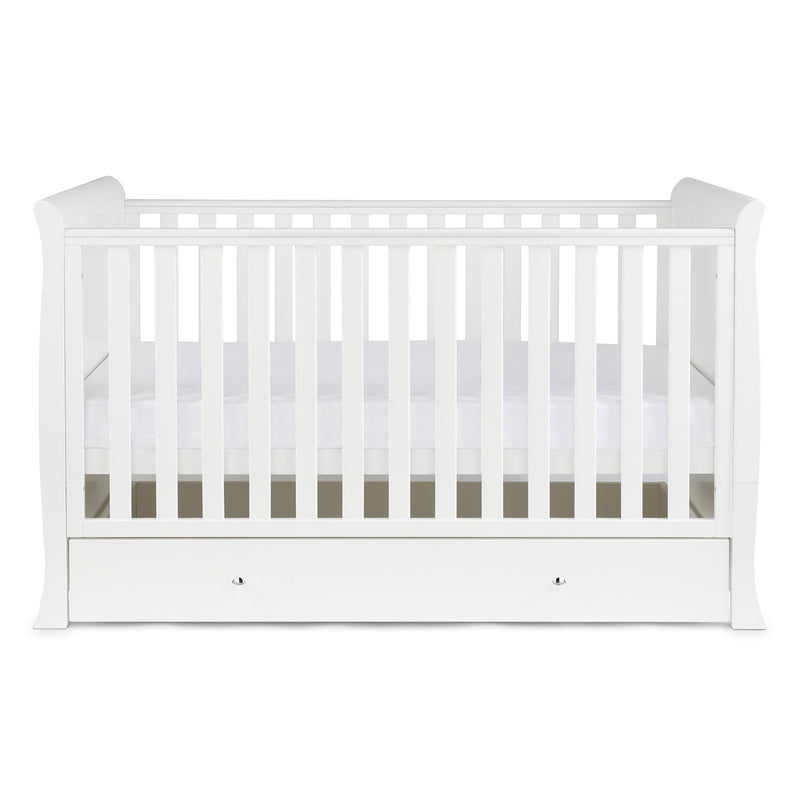 Ickle Bubba Snowdon Classic Cot Bed - White Cot Beds