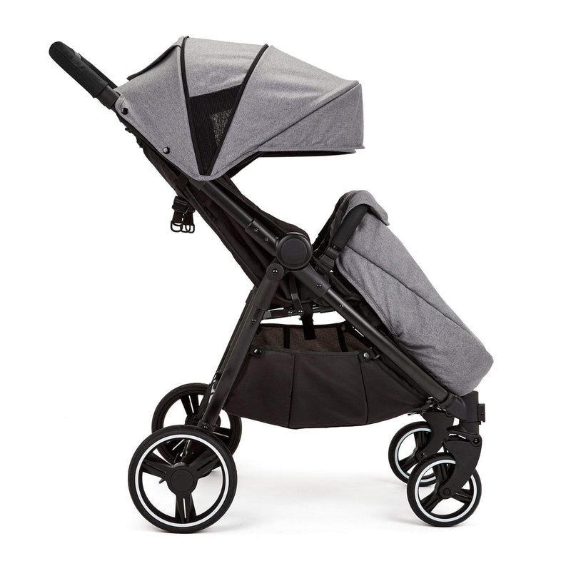 Ickle Bubba Venus Max Double Stroller Black/Space Grey/Black Double & Twin Prams 16-004-200-014 5060777952464