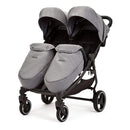 Ickle Bubba Venus Prime Double Stroller Black/Space Grey/Black Double & Twin Prams 16-004-300-014 5060777952488