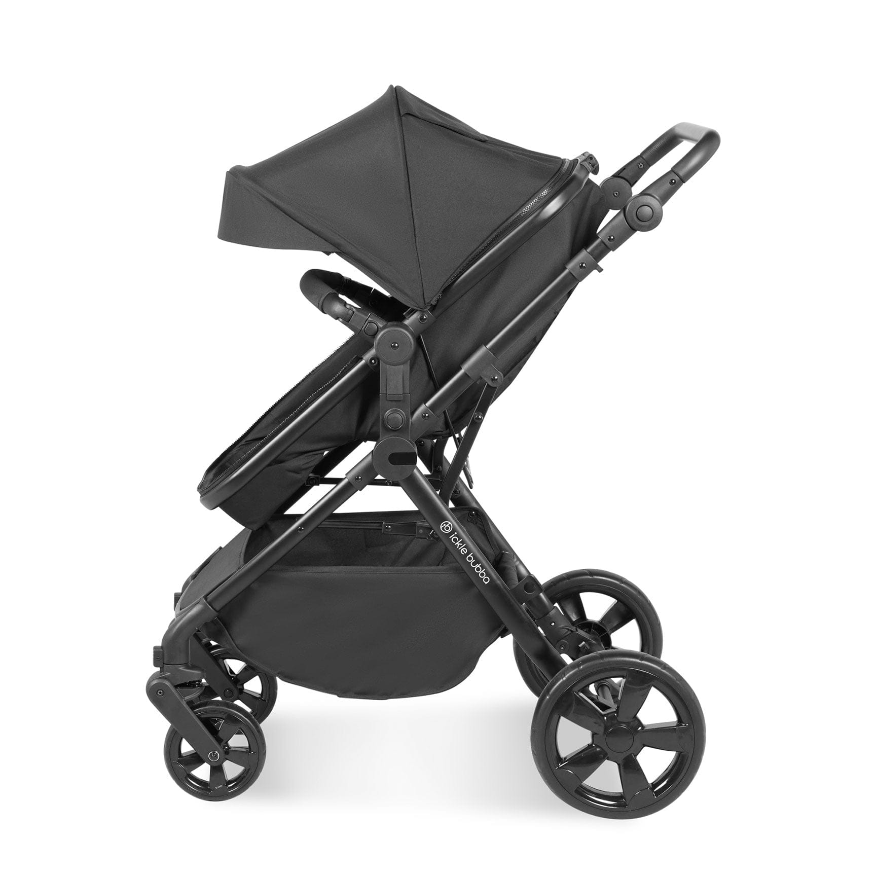 Ickle Bubba Comet 2 in 1 Plus Carrycot & Pushchair in Black