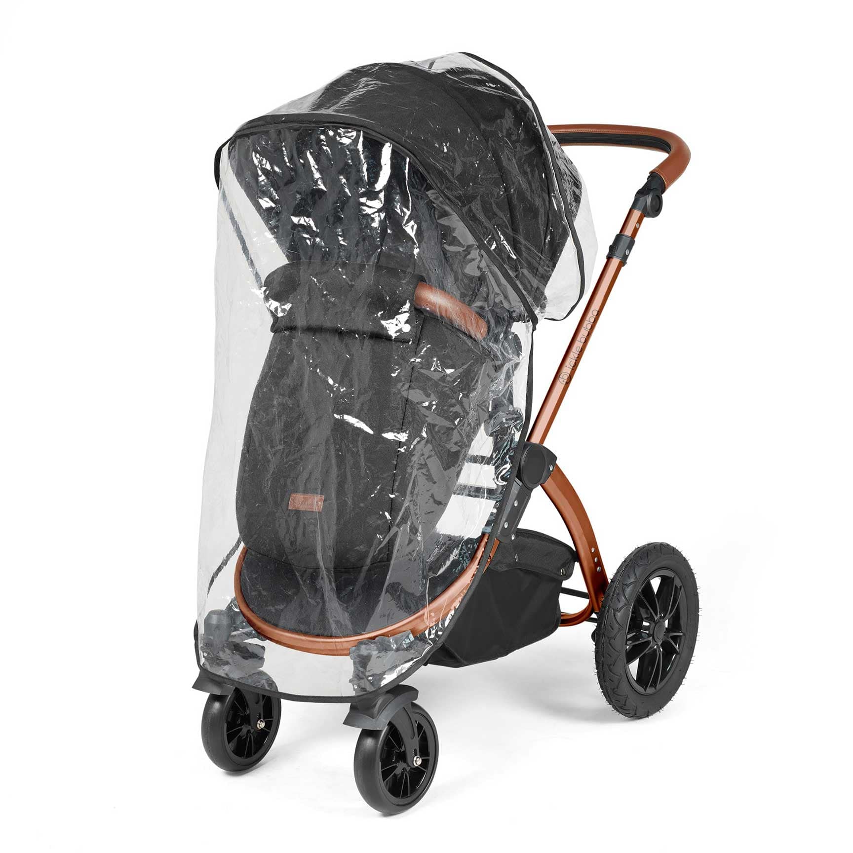 Ickle Bubba Stomp Luxe All-in-One Travel System with Isofix Base in Bronze/Midnight/Tan 10-011-300-021 5056515026603