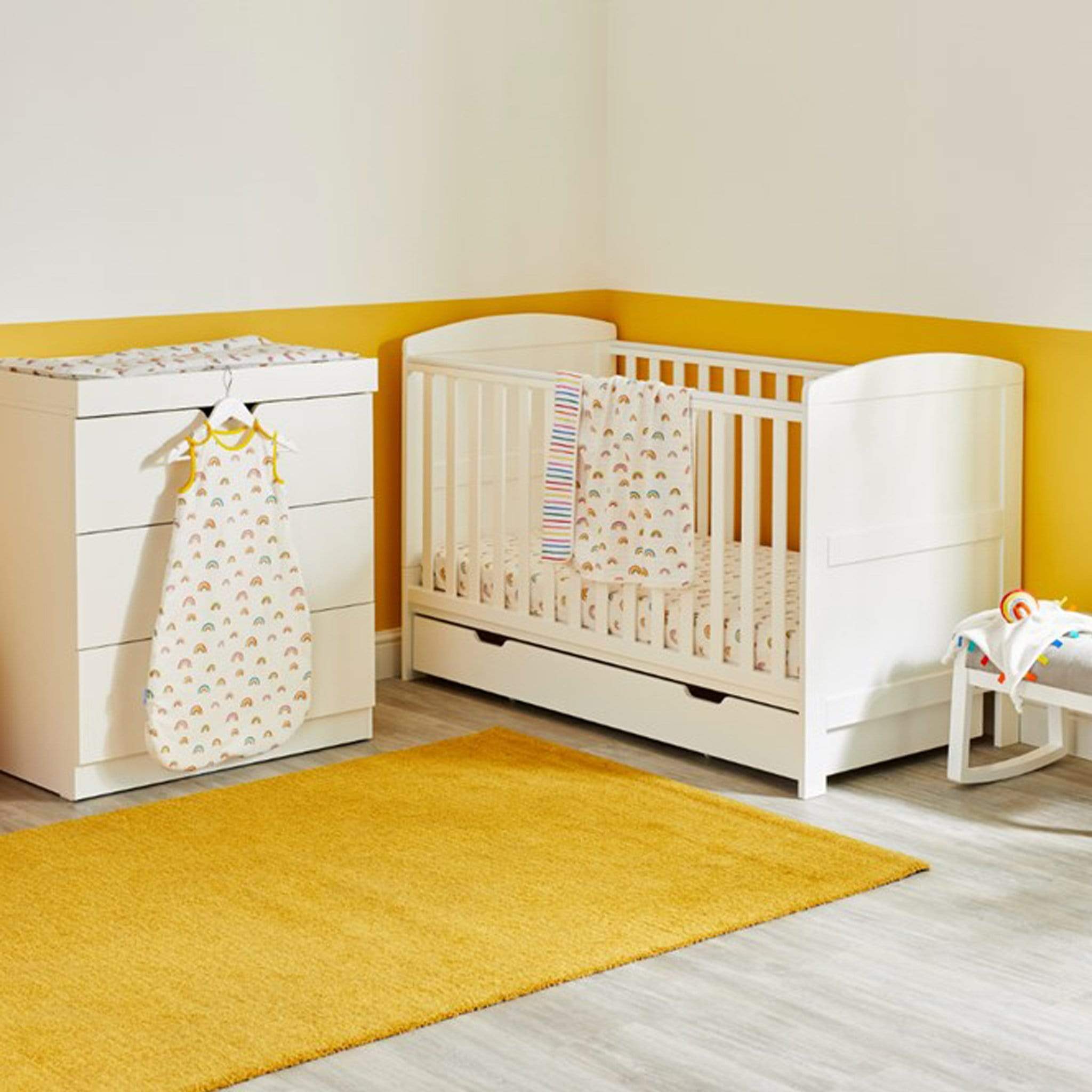 Ickle Bubba Rainbow Dreams Collection 6pc Nursery Starter Set nursery bedding sets 80-001-006-110 5056515010121