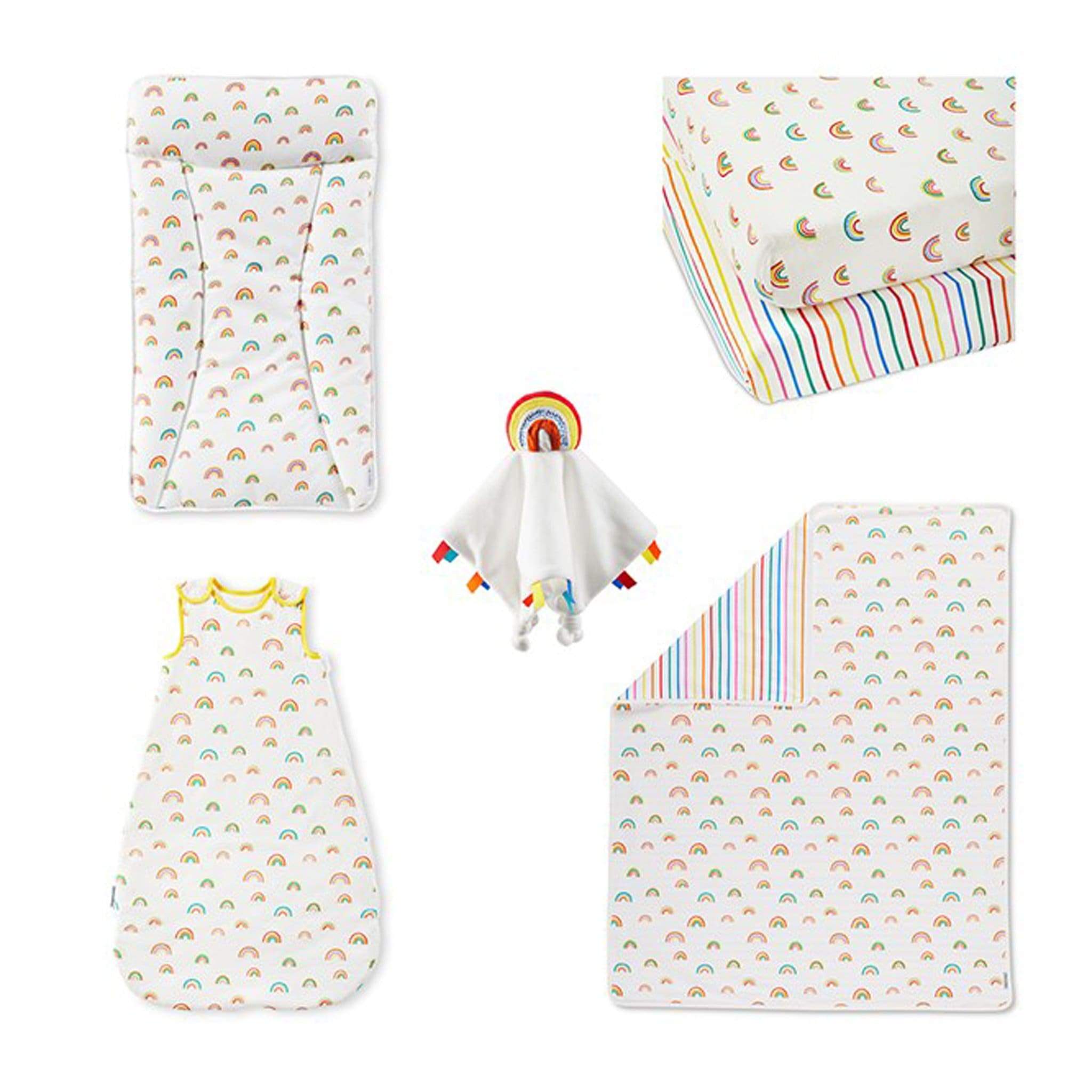 Ickle Bubba Rainbow Dreams Collection 6pc Nursery Starter Set nursery bedding sets 80-001-006-110 5056515010121