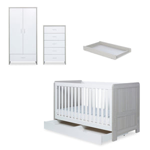You added <b><u>Ickle Bubba Pembrey 4 Piece Furniture Set and Under Drawer Ash Grey & White</u></b> to your cart.