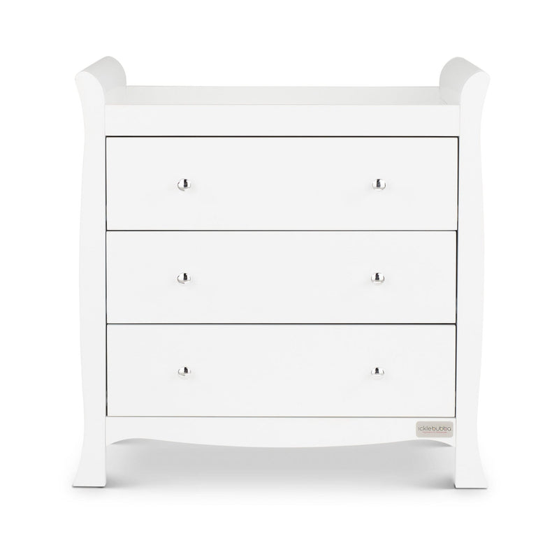 Ickle Bubba Snowdon 4 in 1 Mini 2 Piece Furniture Set - White Nursery Room Sets