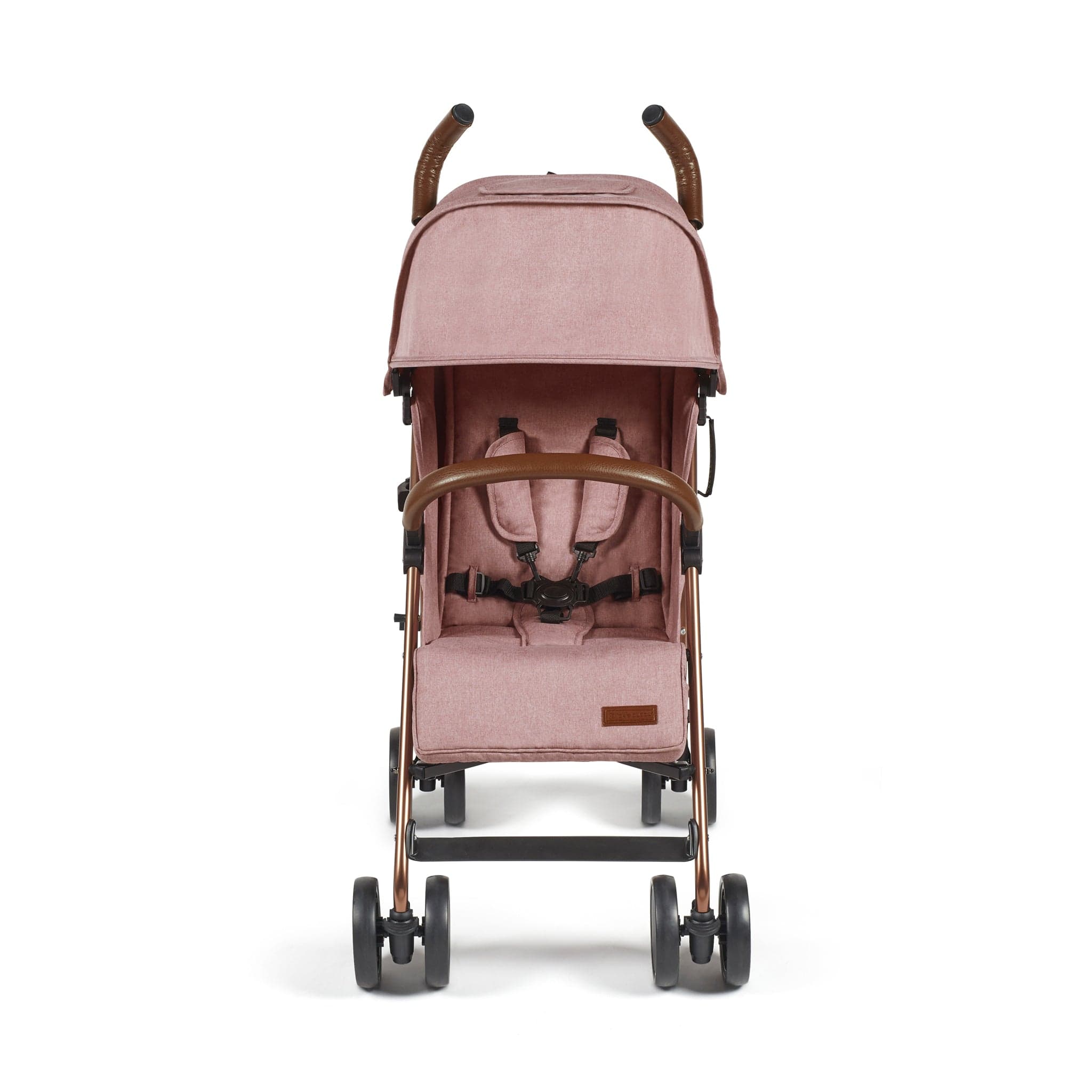 pink and brown bob stroller Ickle Bubba Discovery Max Stroller Dusty Pink/Rose Gold