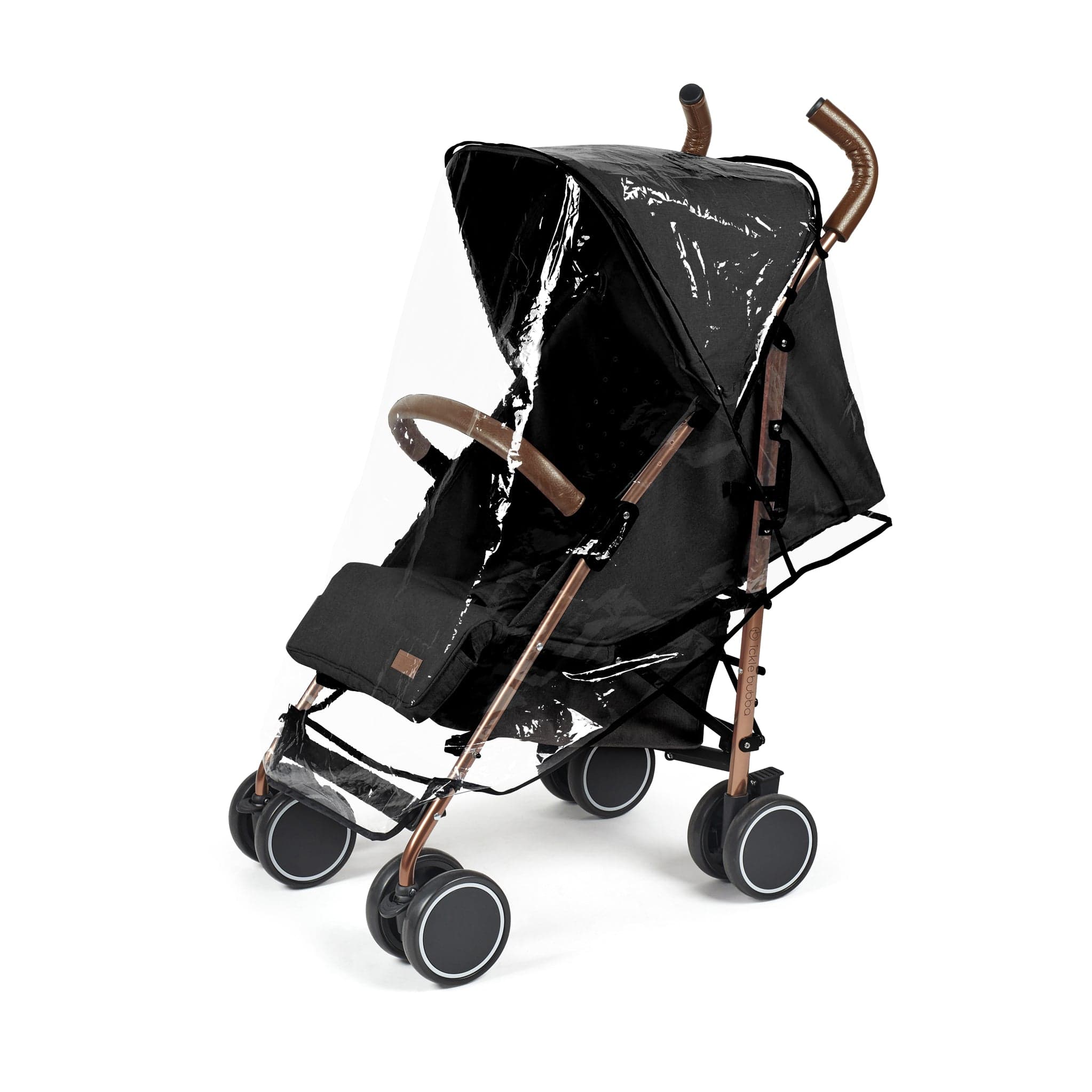 Ickle Bubba Discovery Max Stroller Rose Gold/Black Pushchairs & Buggies 15-002-200-043 0700355999362