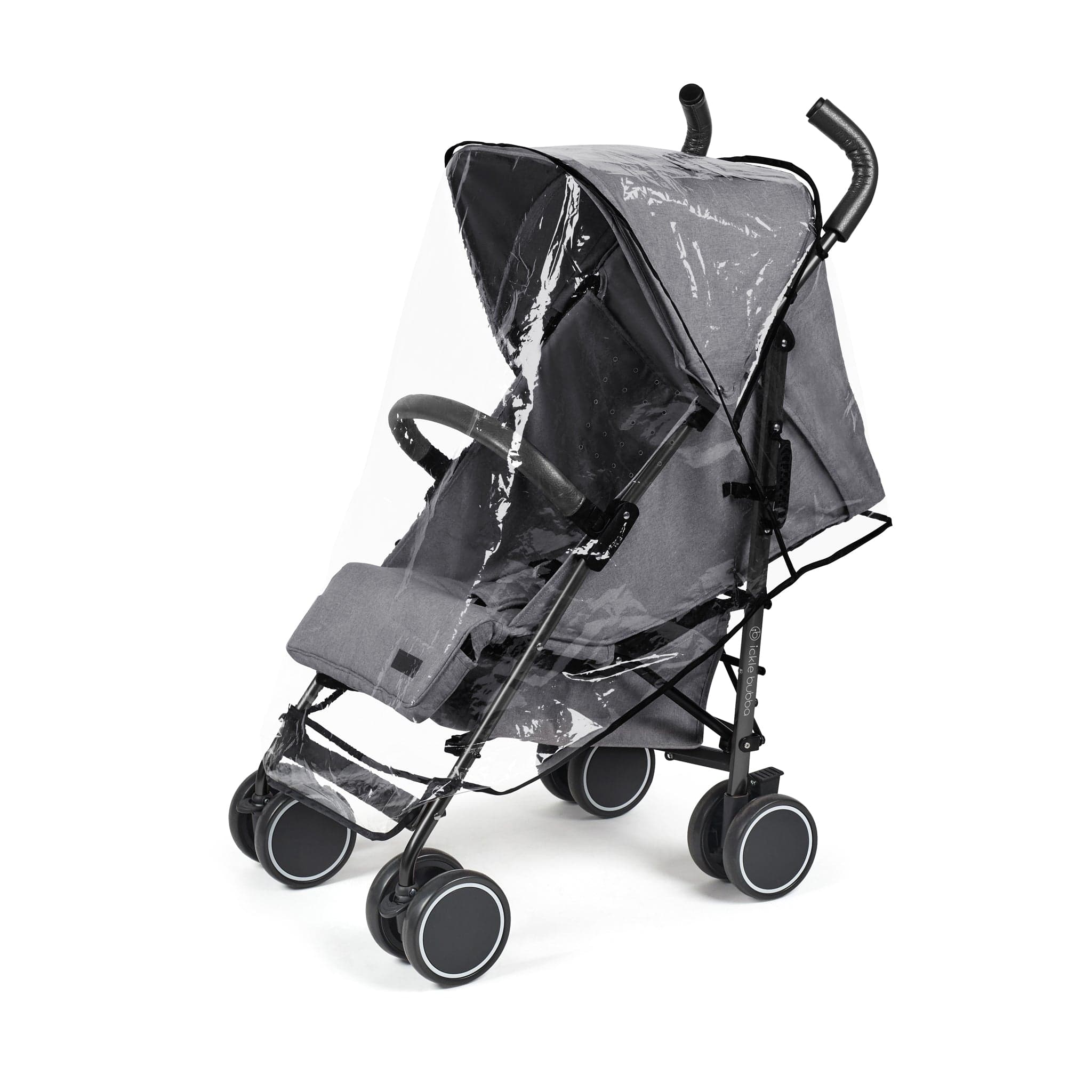 Ickle Bubba Discovery Prime Stroller Graphite Grey/Matt Black Pushchairs & Buggies 15-002-300-120 5056515020137