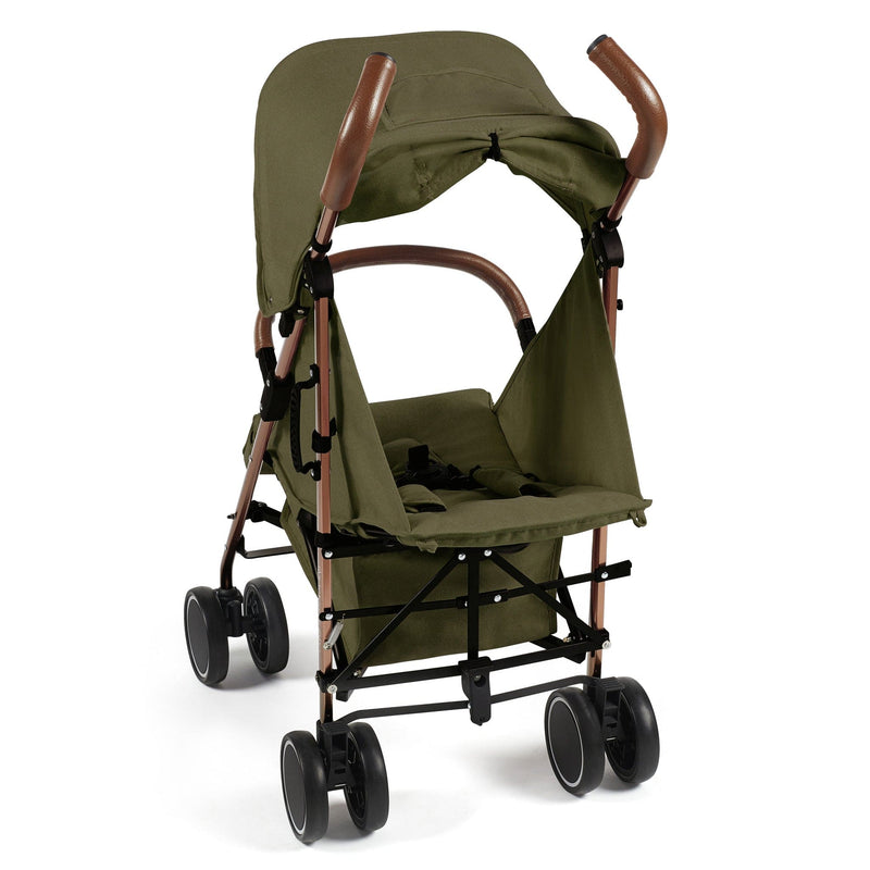 Ickle Bubba Discovery Prime Stroller Rose Gold/Khaki Pushchairs & Buggies 15-002-300-045 0700355999348