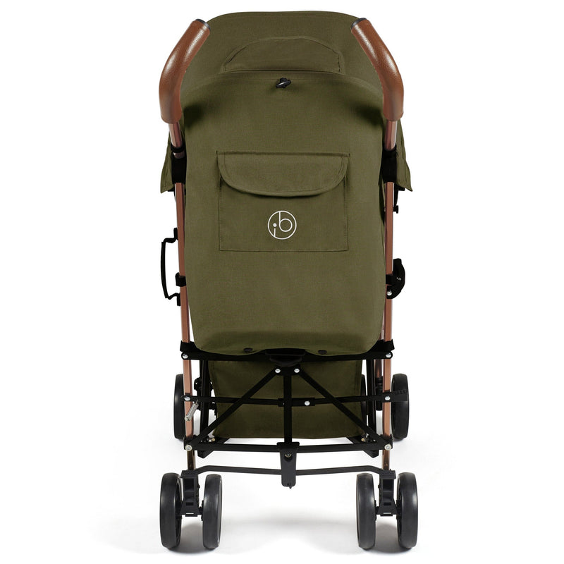 Ickle Bubba Discovery Prime Stroller Rose Gold/Khaki Pushchairs & Buggies 15-002-300-045 0700355999348