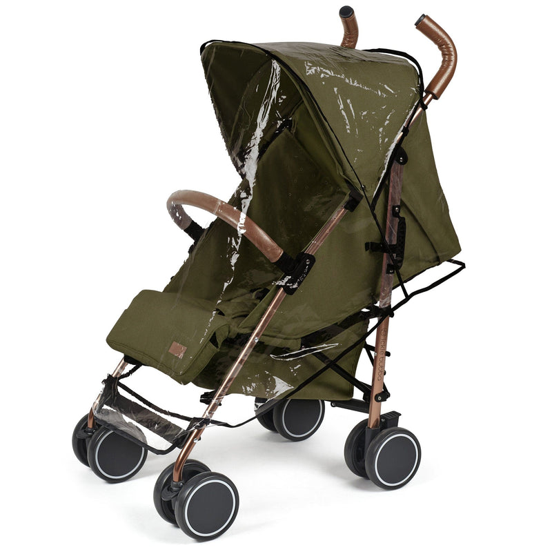 Ickle Bubba Discovery Prime Stroller Rose Gold/Khaki Pushchairs & Buggies 15-002-300-045 0700355999348
