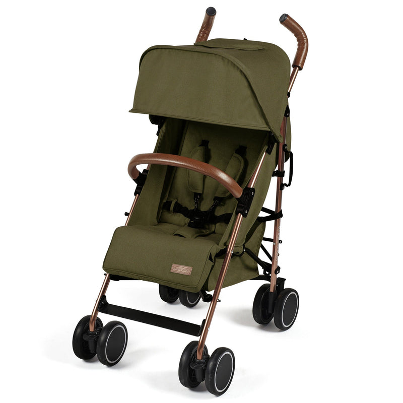 Ickle Bubba Discovery Prime Stroller Rose Gold/Khaki Pushchairs & Buggies 15-002-300-045 0700355999348