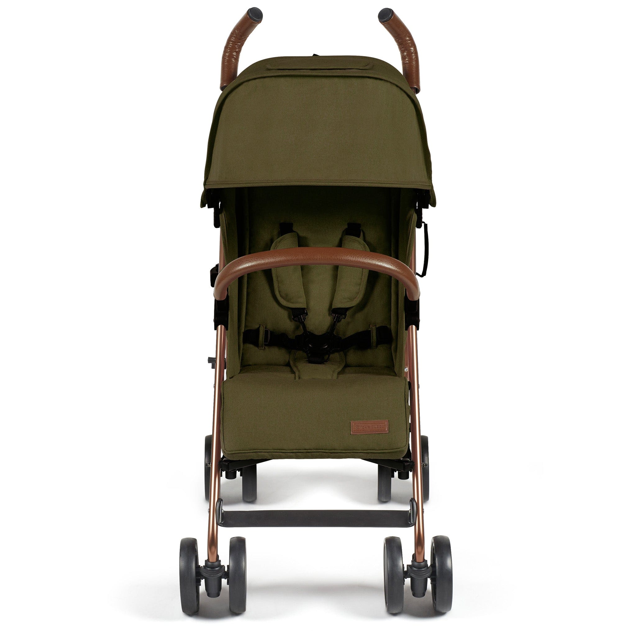 Ickle Bubba Discovery Prime Stroller Rose Gold/Khaki Pushchairs & Buggies 15-002-300-045 0700355999348