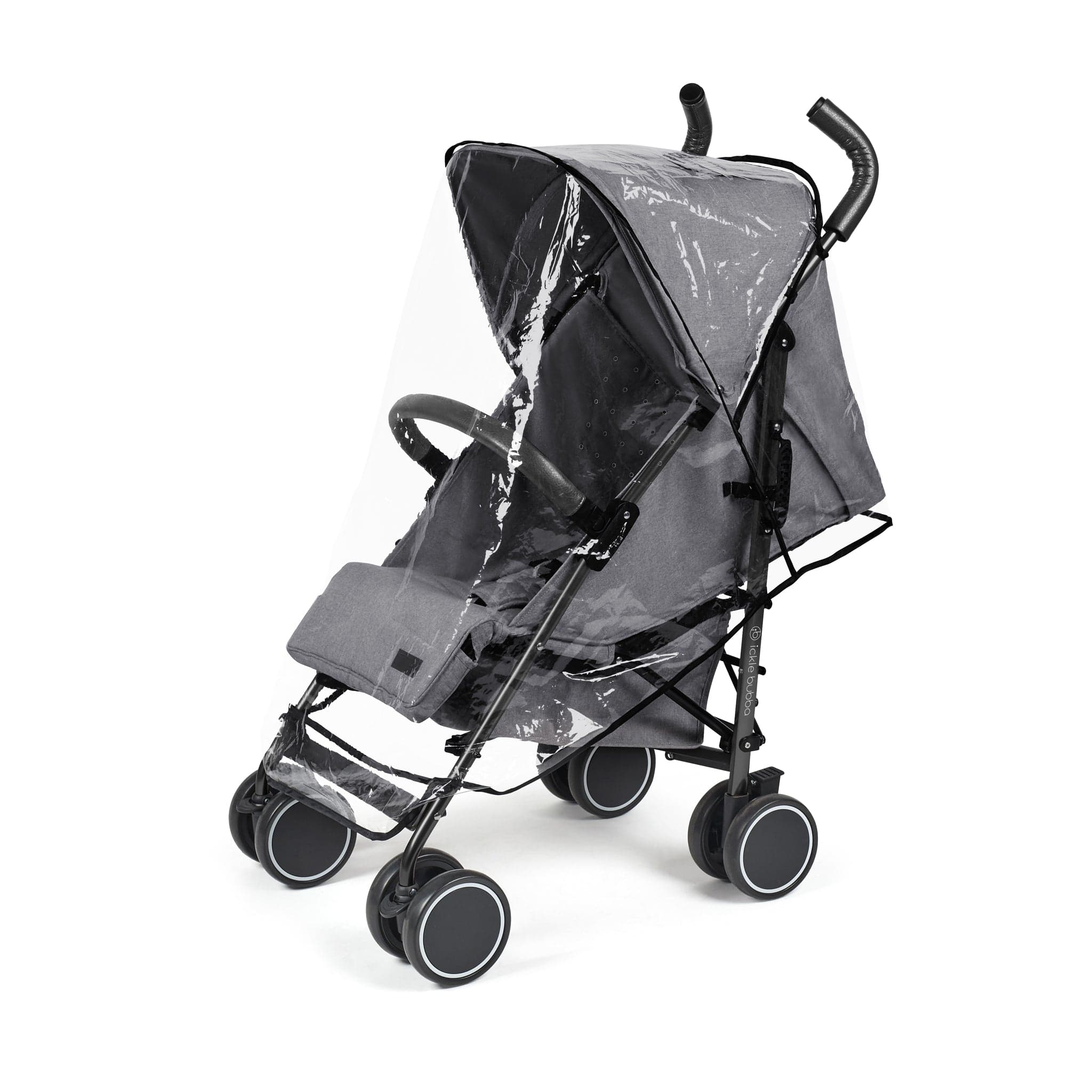 Ickle Bubba Discovery Stroller Graphite Grey/Matt Black Pushchairs & Buggies 15-002-100-120 5056515020076