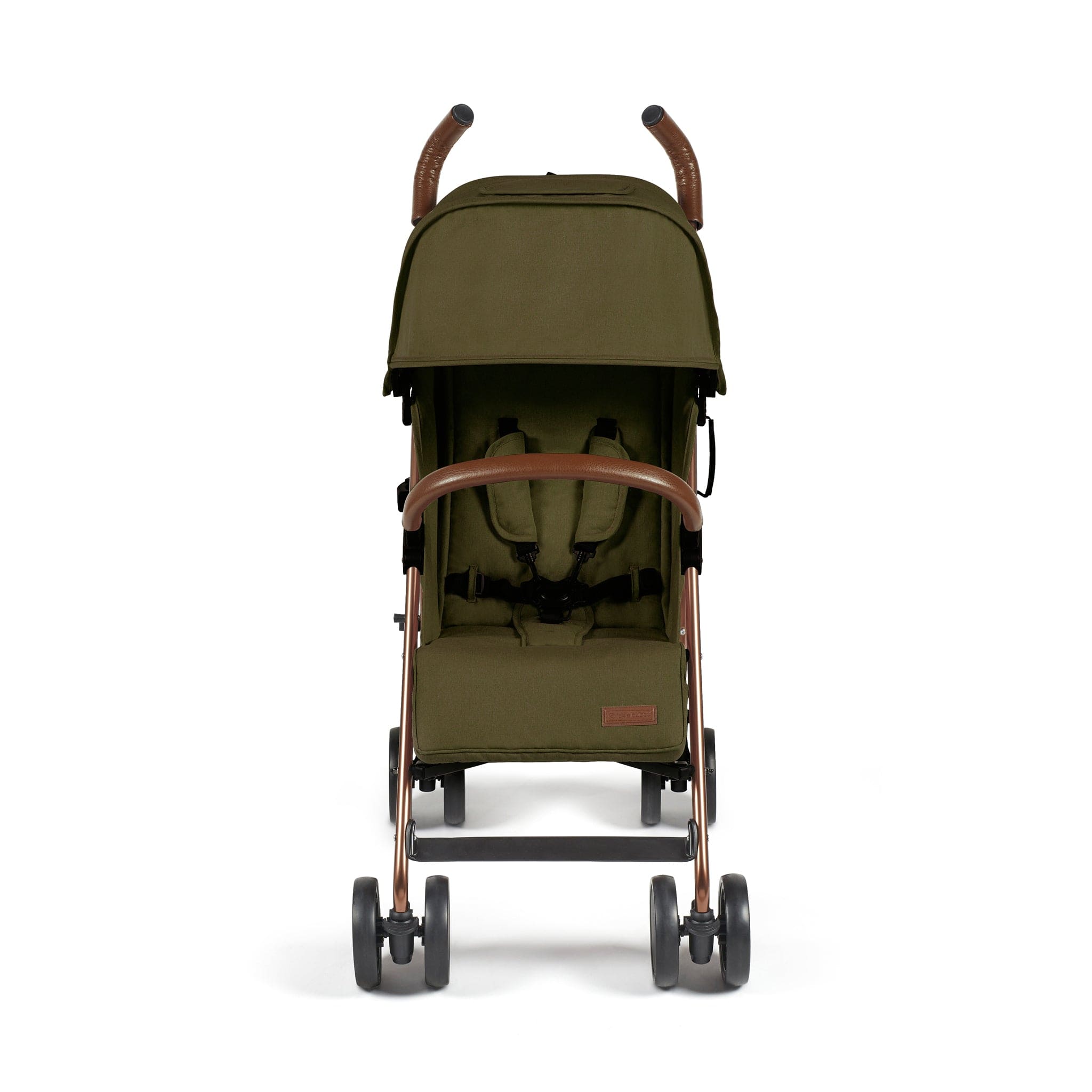 Ickle Bubba Discovery Stroller Rose Gold/Khaki Pushchairs & Buggies 15-002-100-045 0700355999041