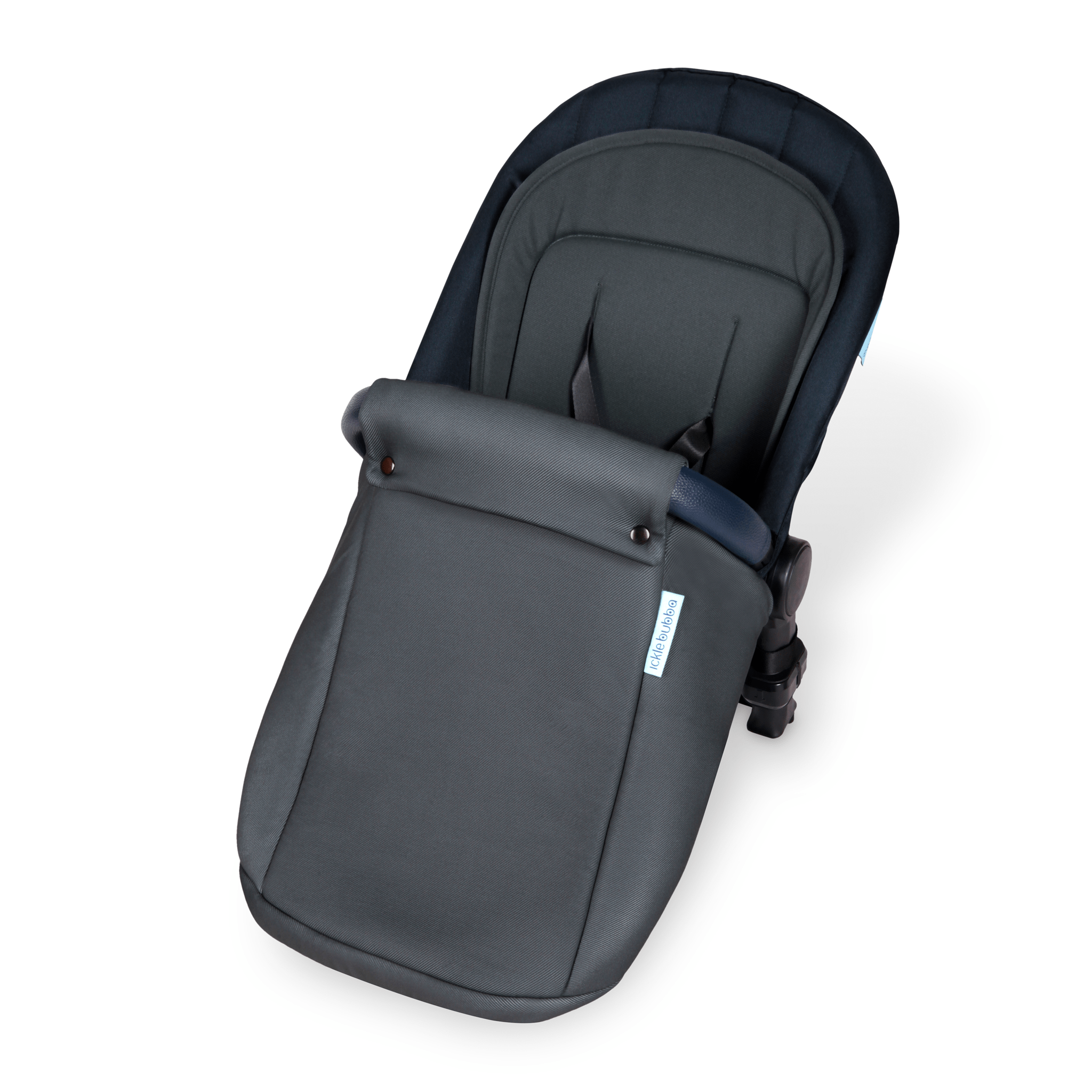 Ickle Bubba Stomp V4 2 in 1 Pushchair Chrome Blueberry