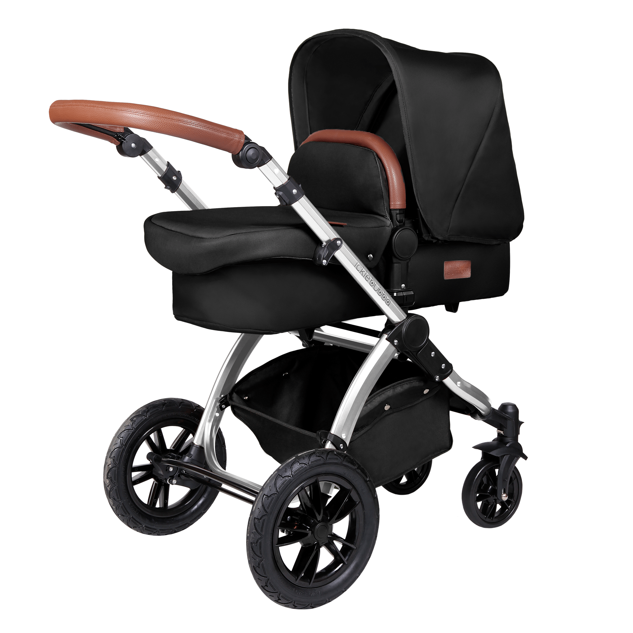 Ickle Bubba Stomp V4 2-in-1 Pushchair Chrome/Midnight Pushchairs & Buggies 10-004-000-027 0709016518775