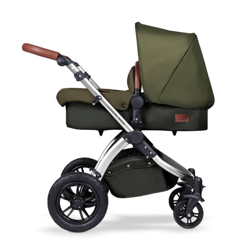 Ickle Bubba Stomp V4 2-in-1 Pushchair Chrome/Woodland Pushchairs & Buggies 10-004-000-029 0709016518768