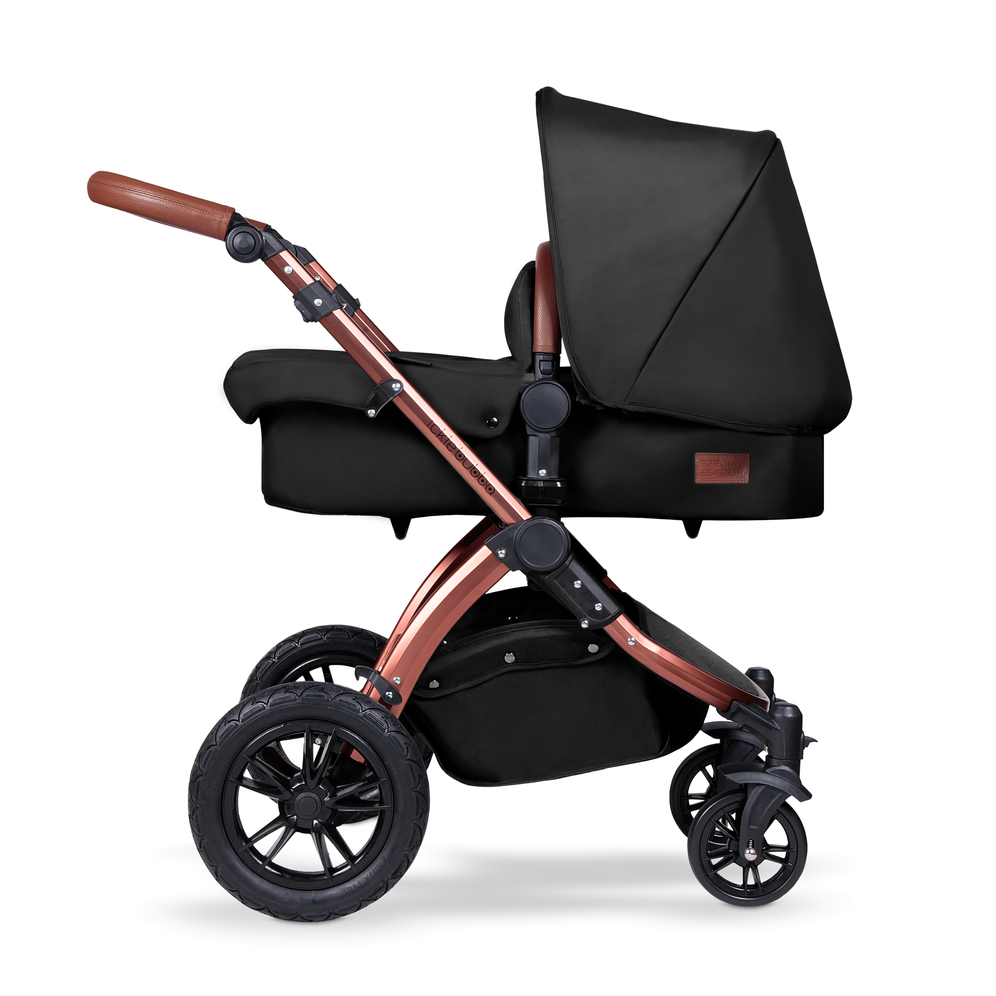 Ickle Bubba Stomp V4 Galaxy Travel System with ISOFIX Base Bronze/Midnight Pushchairs & Buggies 10-004-200-021 0700355998907