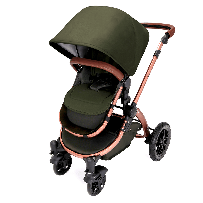Ickle Bubba Stomp V4 Galaxy Travel System with ISOFIX Base Bronze/Woodland Pushchairs & Buggies 10-004-200-022 0709016518713