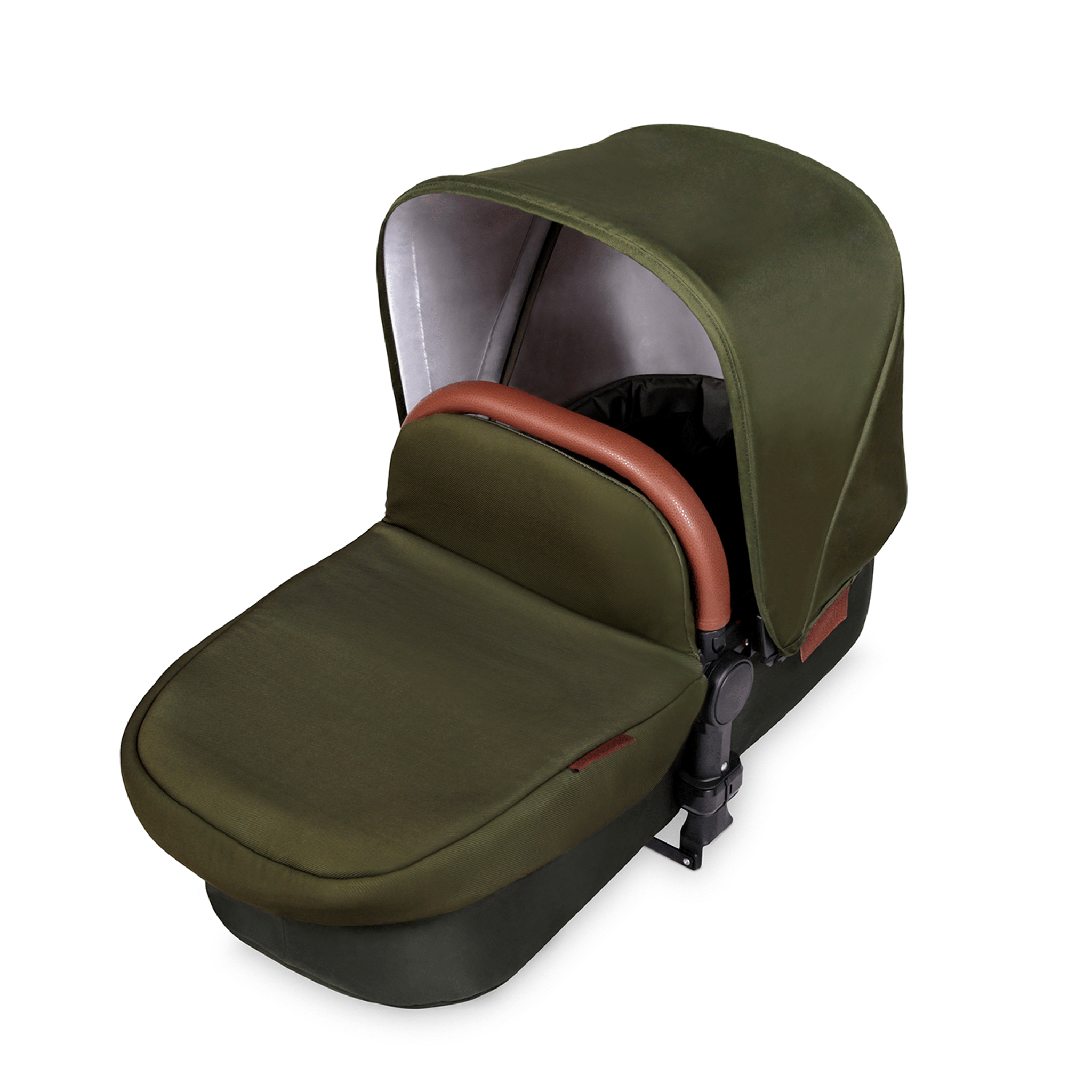 Ickle Bubba Stomp V4 Galaxy Travel System with ISOFIX Base Bronze Wood
